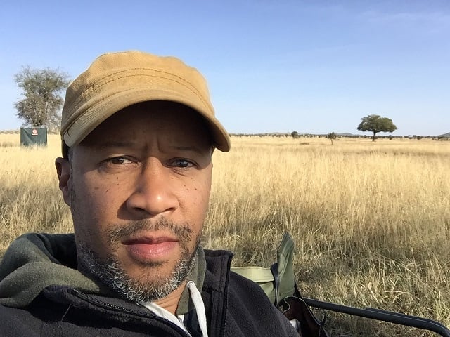 John in the Serengeti National Park, Tanzania