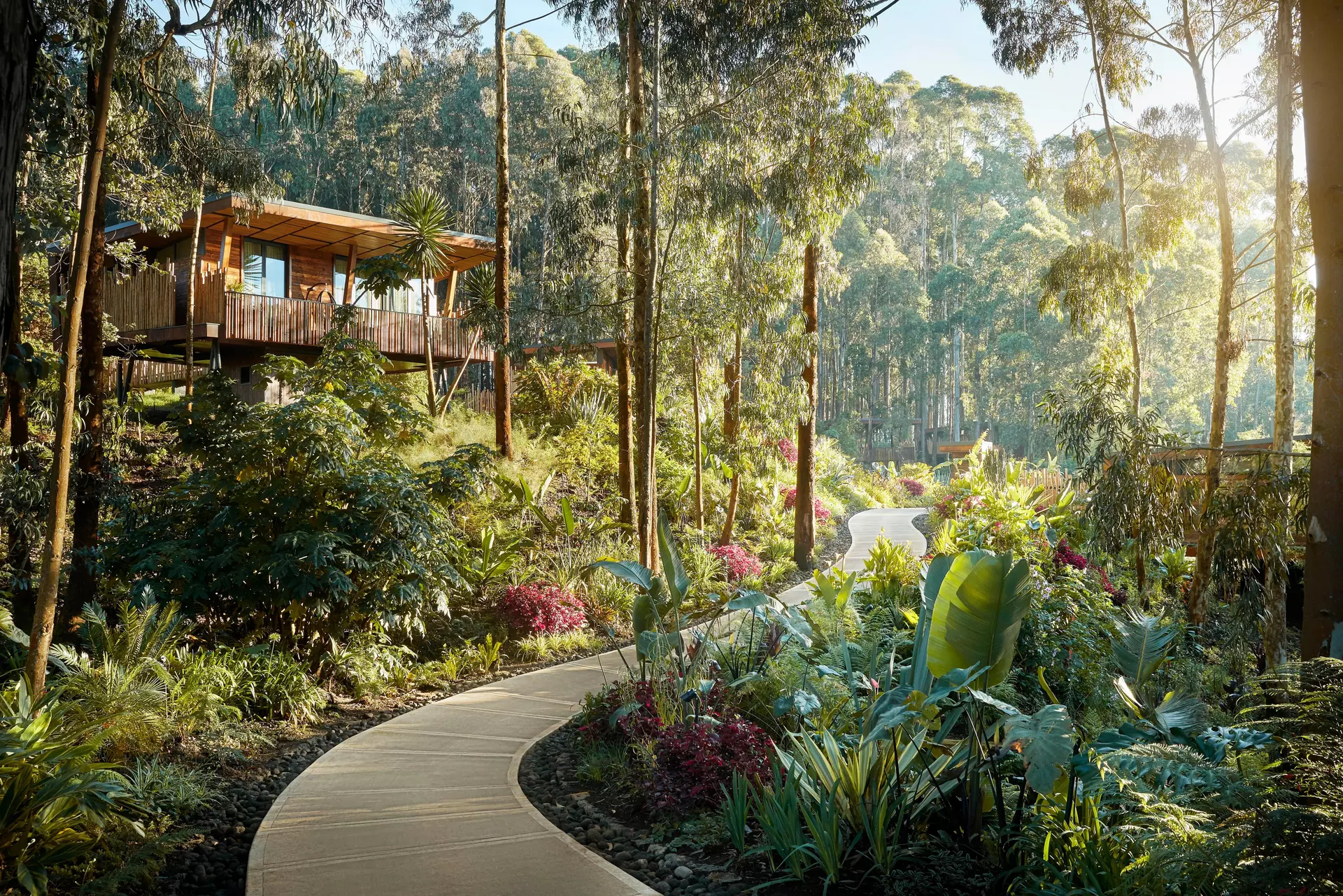 Exterior of a villa at One&Only Gorilla’s Nest